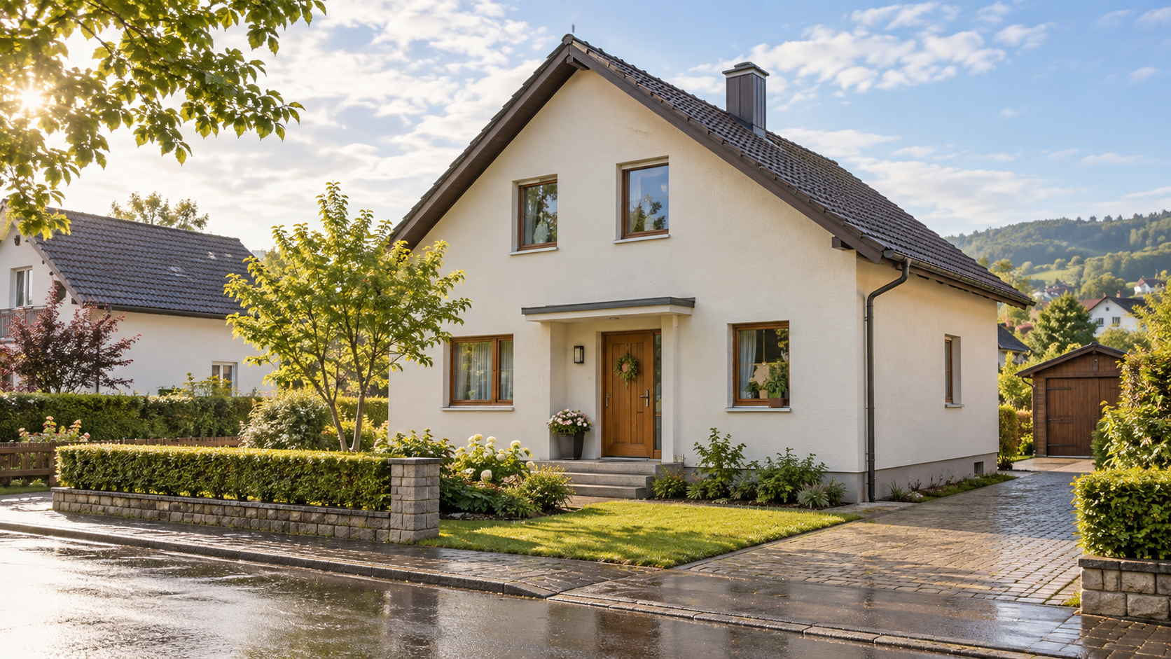 Gepflegtes Einfamilienhaus mit kleinem Garten in Österreich